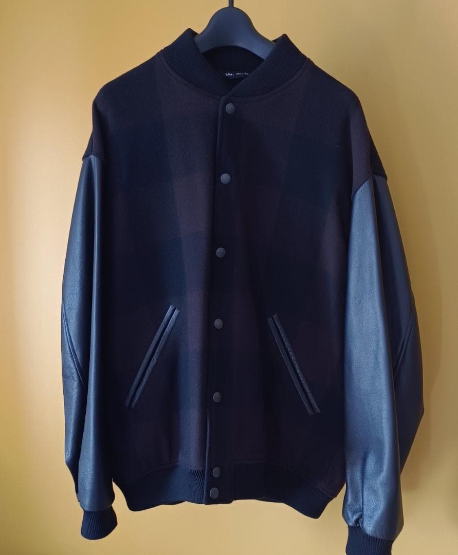 VAINL ARCHIVE アワードジャケット DANIL スタジャン レザー