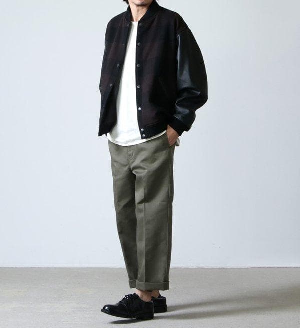 VAINL ARCHIVE アワードジャケット DANIL スタジャン レザー