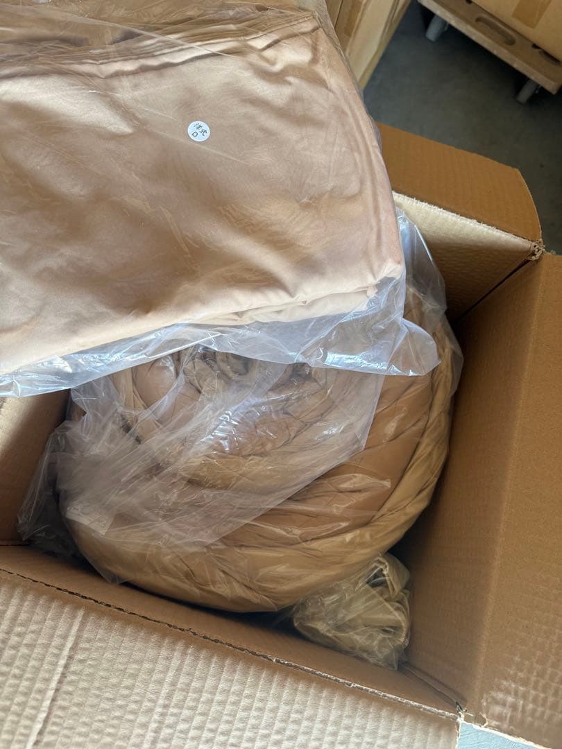 新品未使用　羽根布団10点セット　D ダブル　ベッドタイプ　ベージュ　フェザー