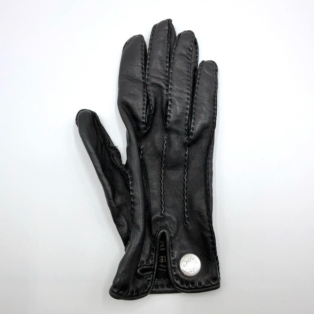 ◇エルメス◇ラムスキン/セリエ/手袋/ブランド/ブラック