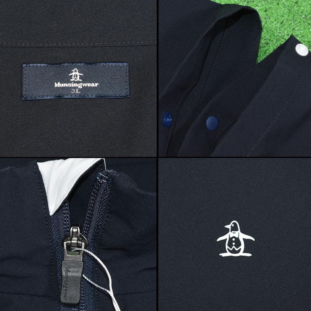 マンシングウェア/ゴルフ 2WAYジャケット【ネイビー/3L】新品！