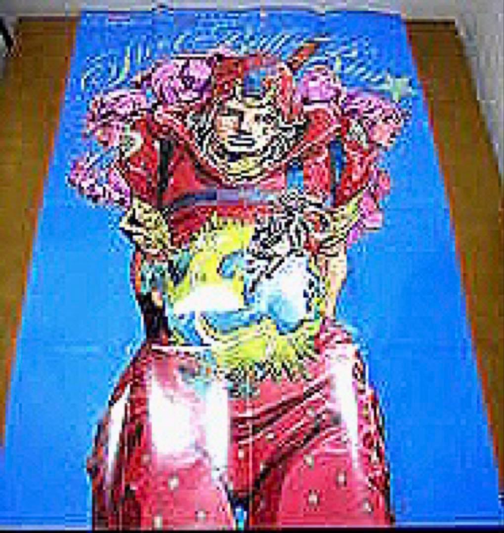 【新品・未開封・希少】ジョジョSBR完走記念ビッグポスター＆メッセージペーパー