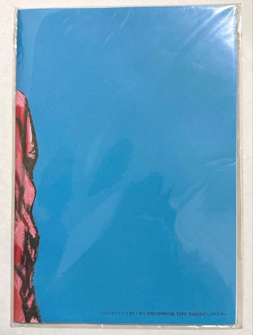 【新品・未開封・希少】ジョジョSBR完走記念ビッグポスター＆メッセージペーパー