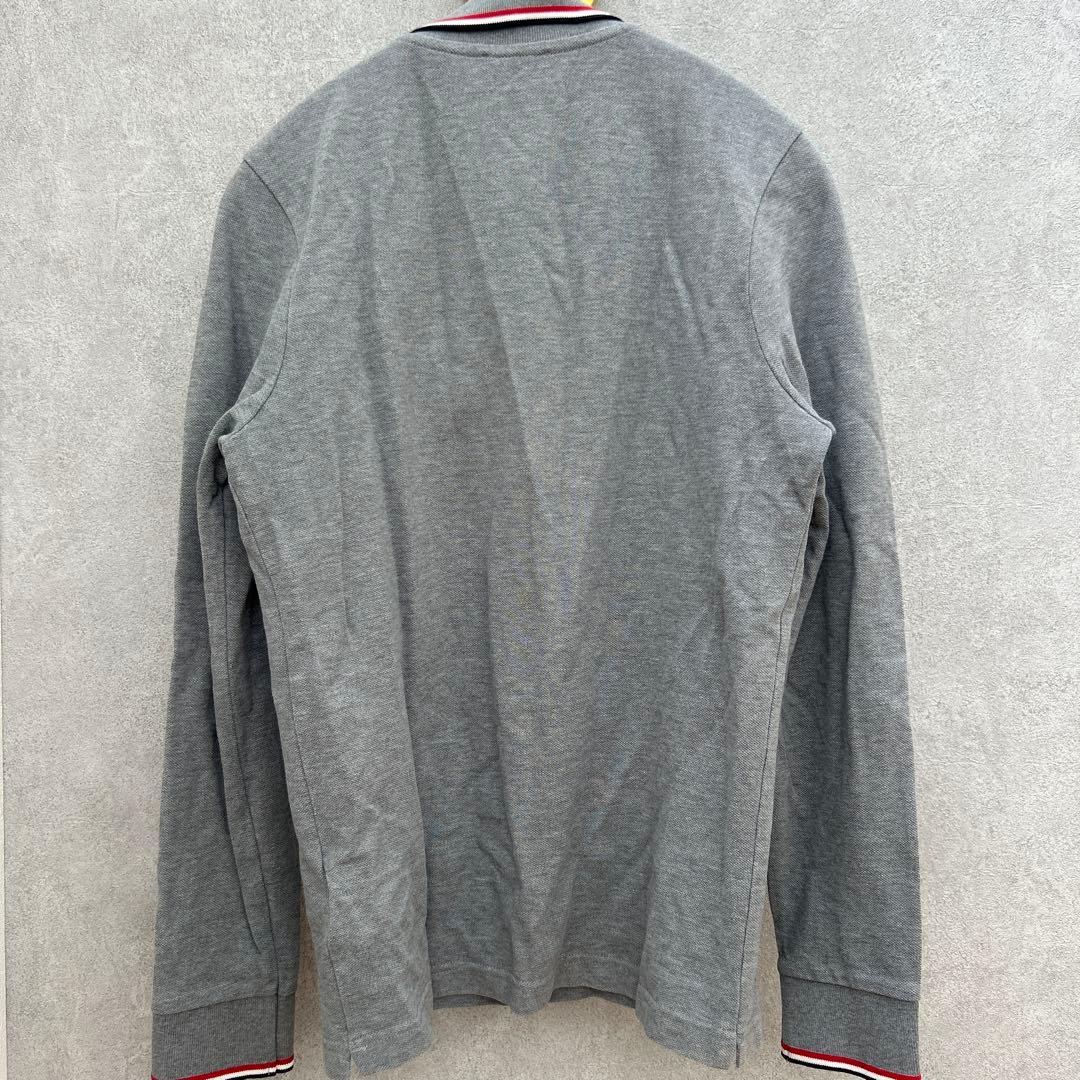 モンクレール ワンポイント ワッペン刺繍ロゴ ポロシャツ XS