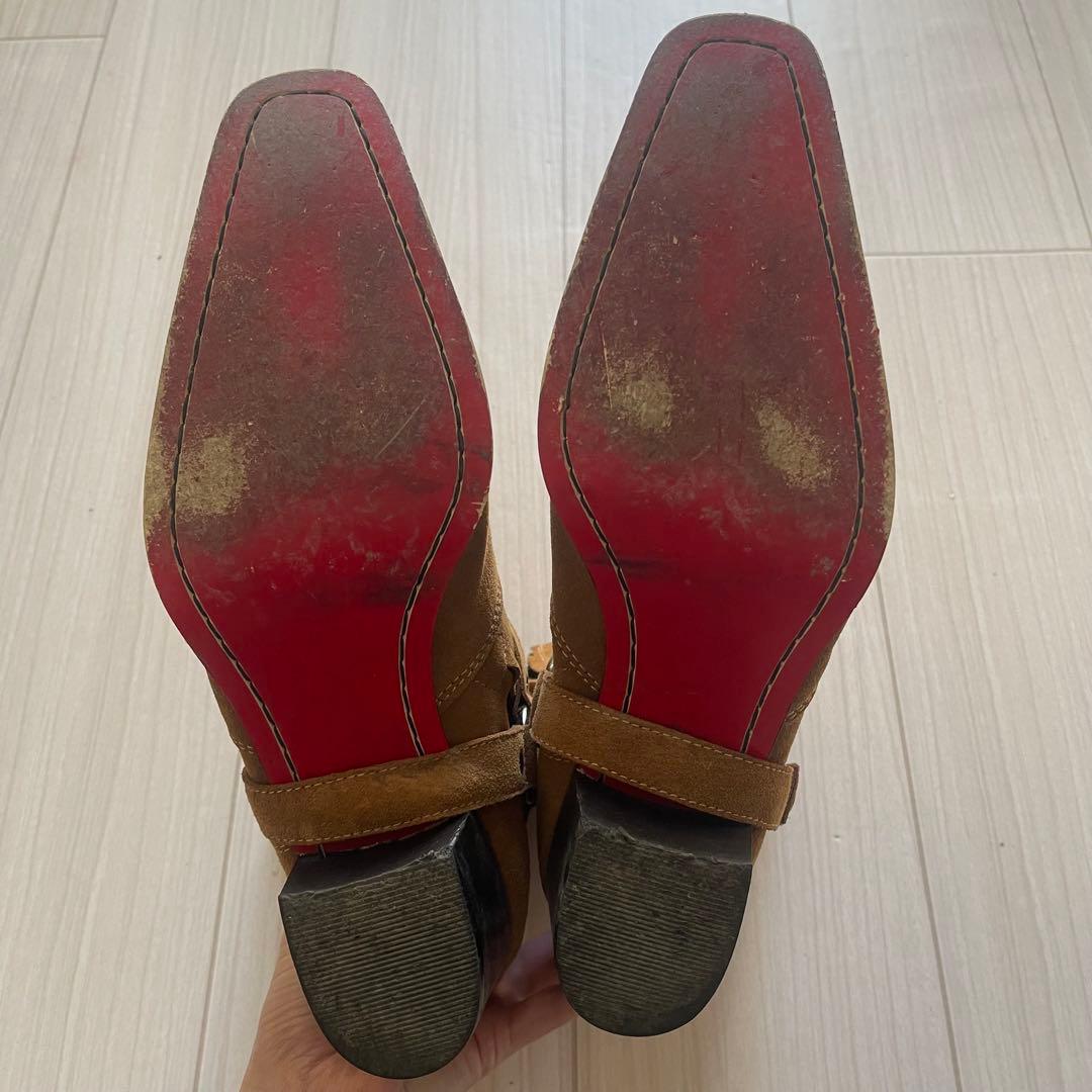 BUFFALO BOBS スエード　ヒールブーツ　リングブーツ　26cm