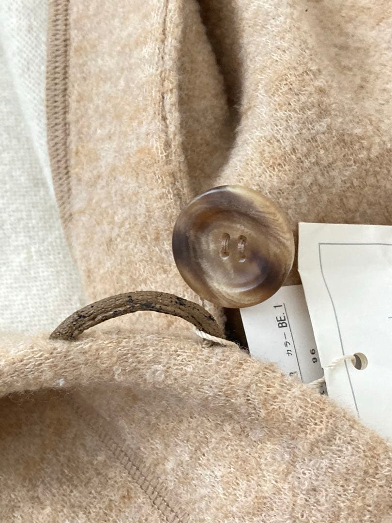 ローズティアラ　キャメル　ニットコート　サイズ46