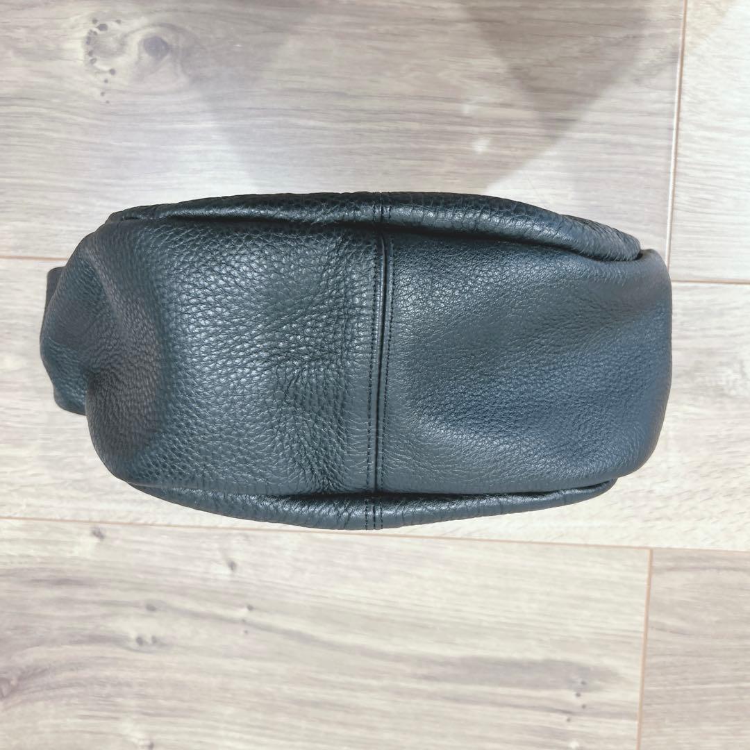 【美品・本革】todayful レザーラップバック 黒 ミニバック ハンドバック