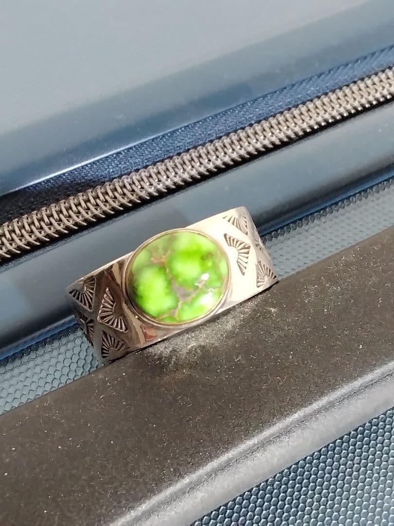 キャリコレイクターコイズリング