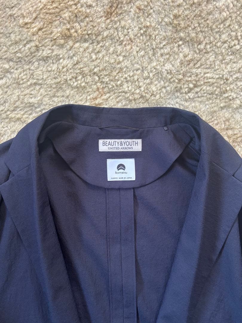 美品 beauty&youth セットアップ ネイビーKOMATSU PACK