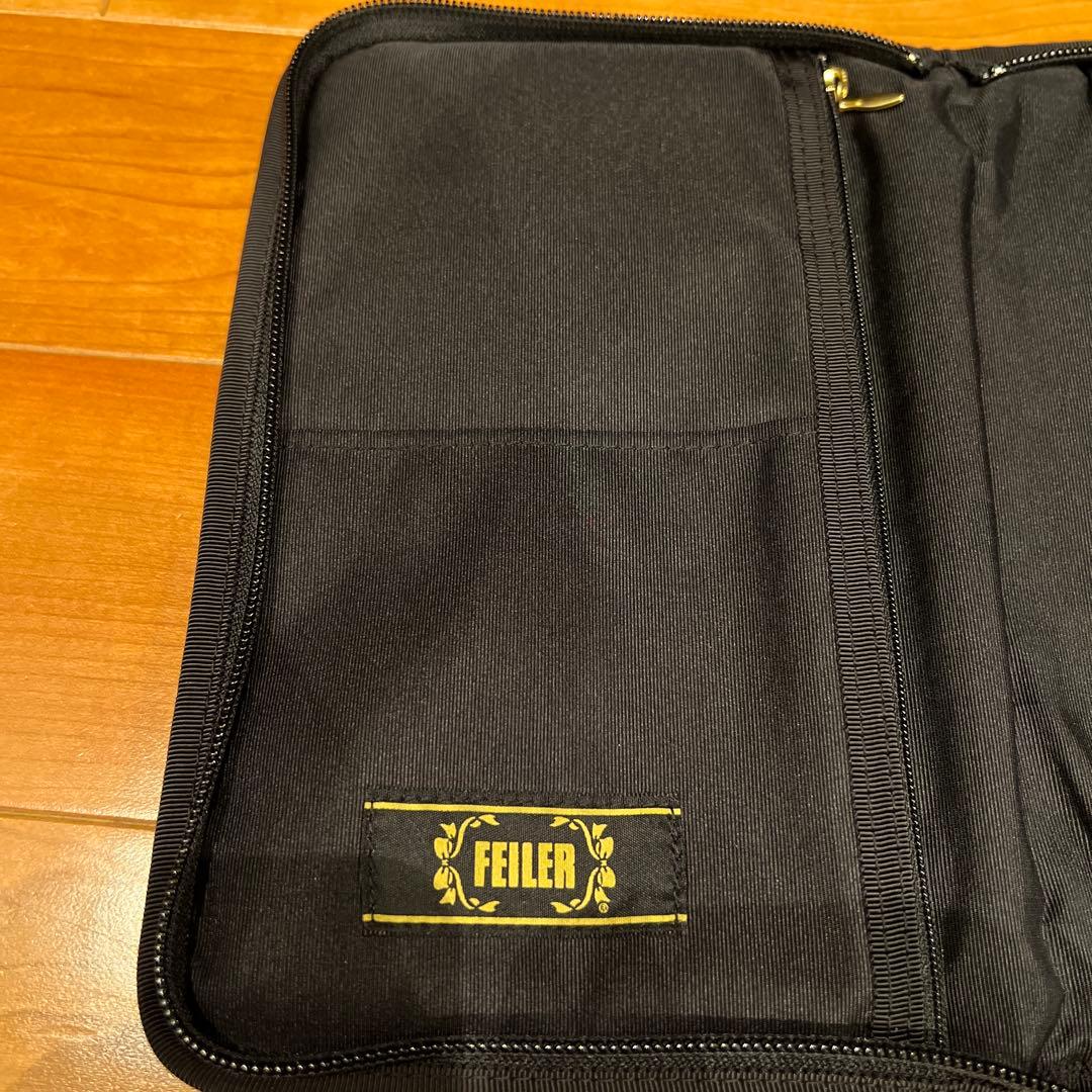 FEILER ハイジ　母子手帳ケース マルチケース　ブラック