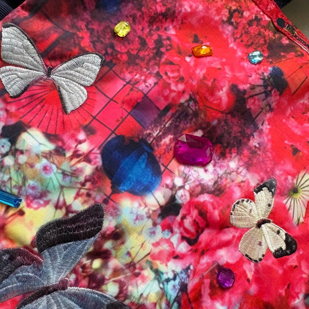 極美品　レスポートサック 蜷川実花 限定コラボ トートバッグ 花柄 蝶々 刺繍