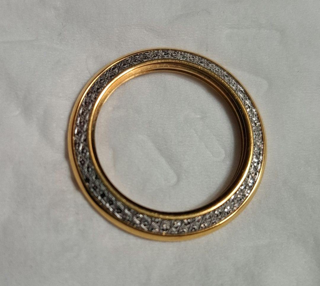 グッチ　チェンジベゼル　ダイヤモンドカット　ベゼル　ゴールド