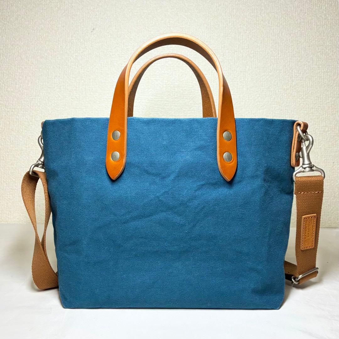 【希少 限定色】　カワニシカバン　ミニモン　ウォッシュブルー　ショルダー