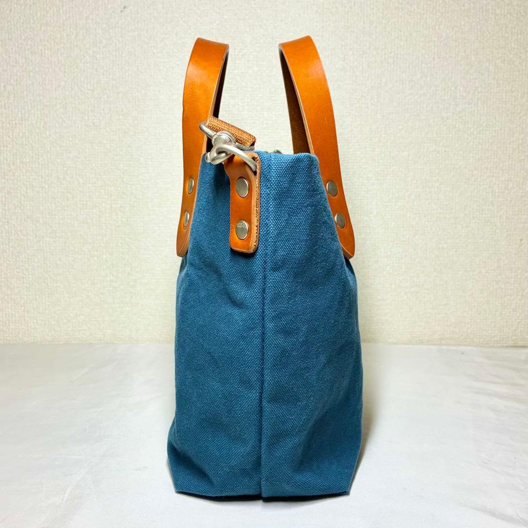 【希少 限定色】　カワニシカバン　ミニモン　ウォッシュブルー　ショルダー