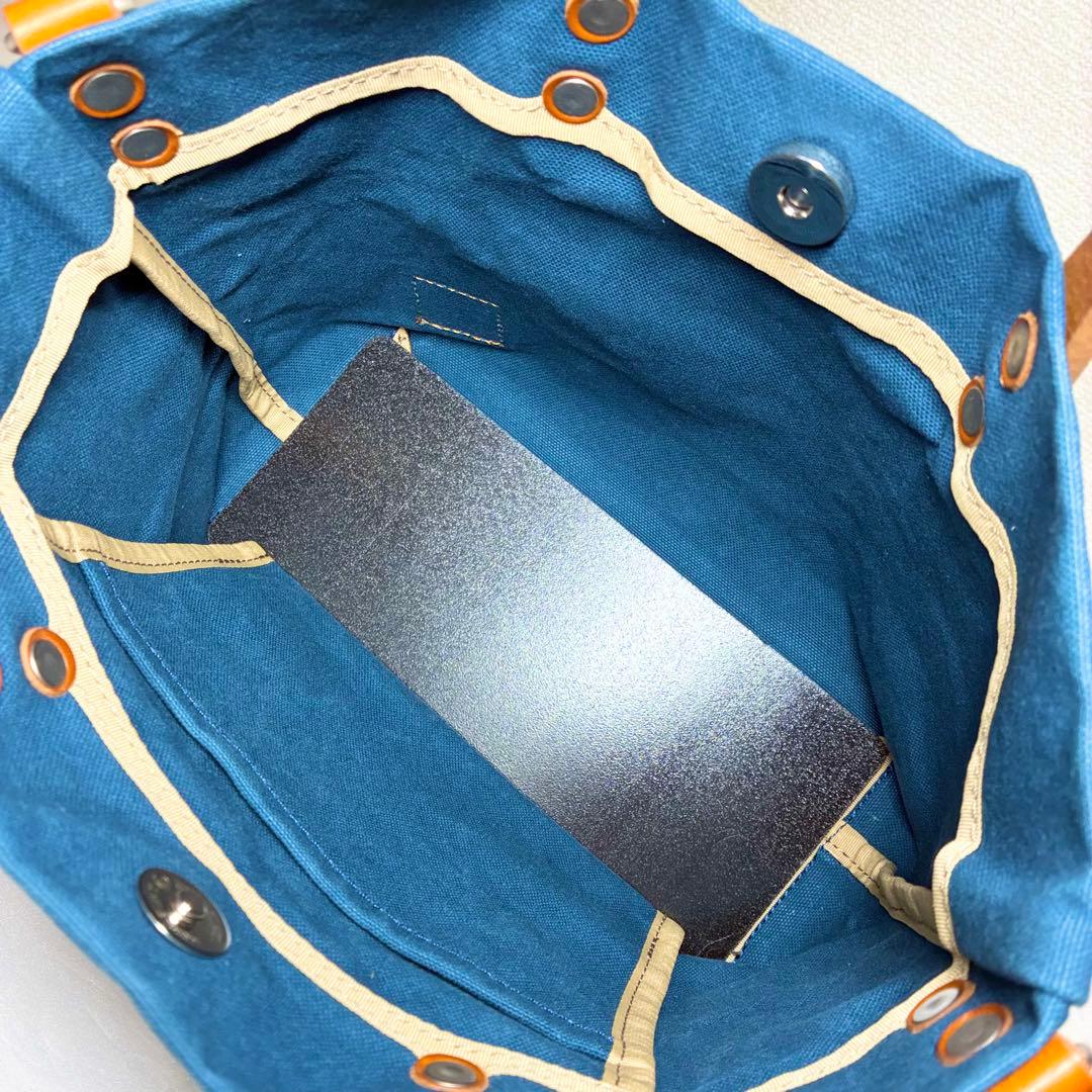 【希少 限定色】　カワニシカバン　ミニモン　ウォッシュブルー　ショルダー