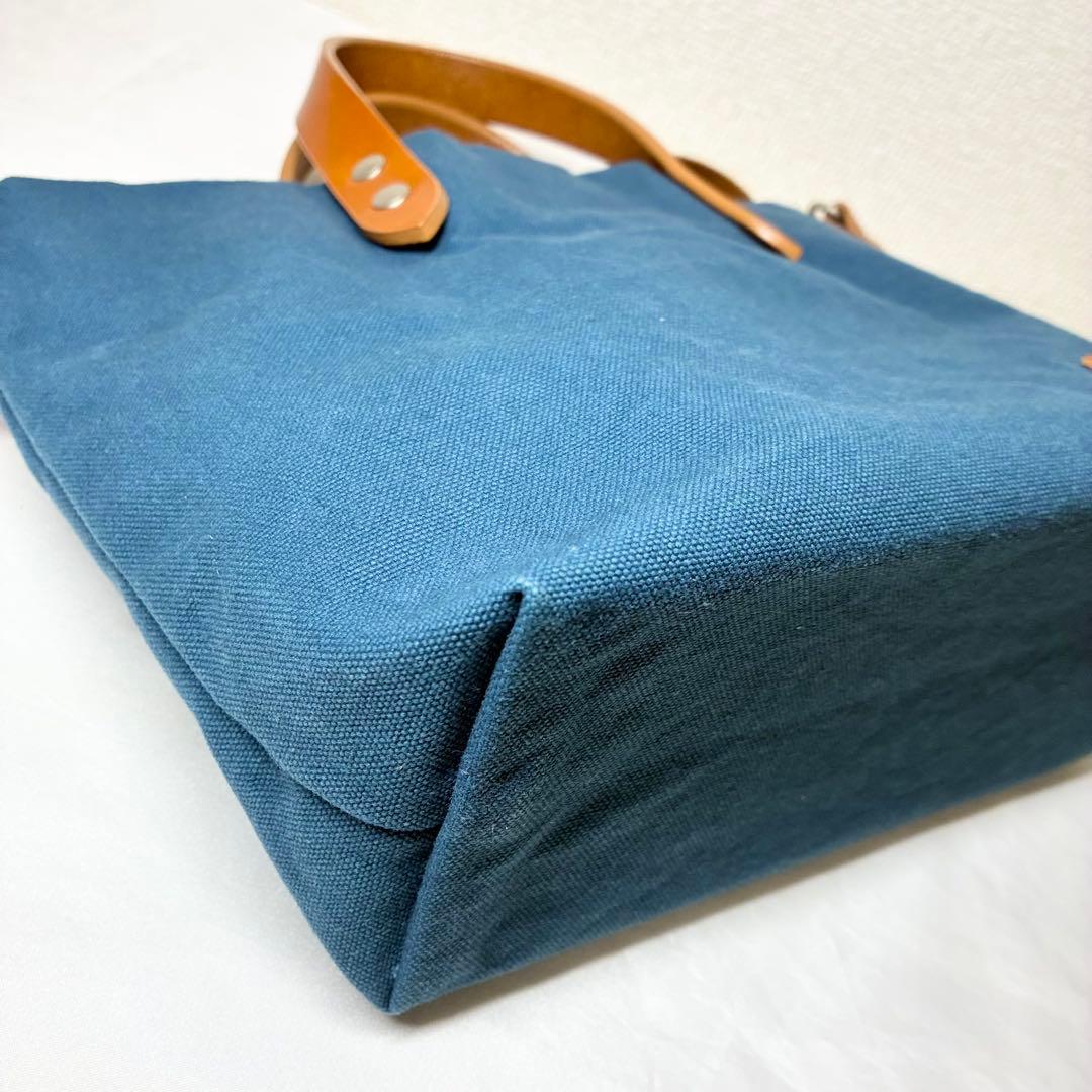 【希少 限定色】　カワニシカバン　ミニモン　ウォッシュブルー　ショルダー