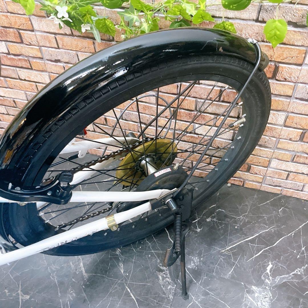 【56】子供用自転車 子供車 TWIN GATE ホワイト 22インチ