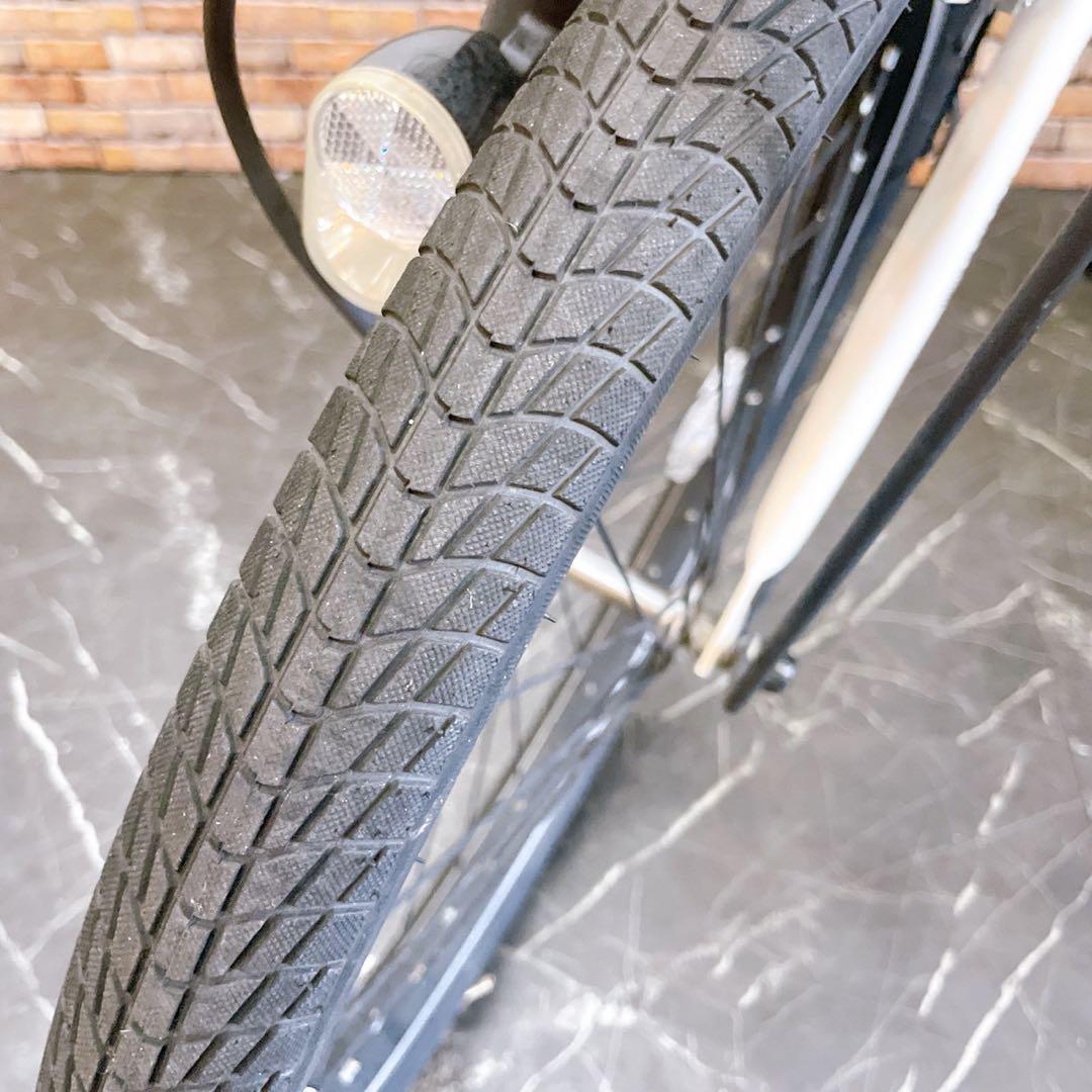 【56】子供用自転車 子供車 TWIN GATE ホワイト 22インチ