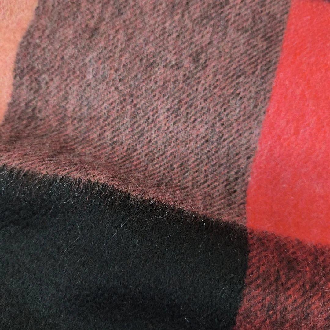 OLD ENGLAND チェック柄ウールマフラー