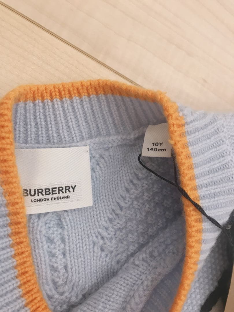 定価　7万　Burberry キッズ　バーバリー　ニット　ワンピース　10Y