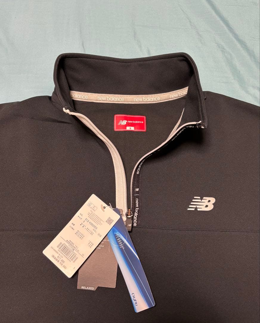 ニューバランス ゴルフ ハーフジップ プルオーバー ブラック 5(L)