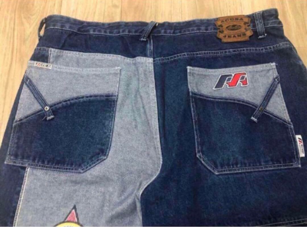 bboy 極太 ACUSA バギー ハーフ デニム ショーツ SEAN JOHN