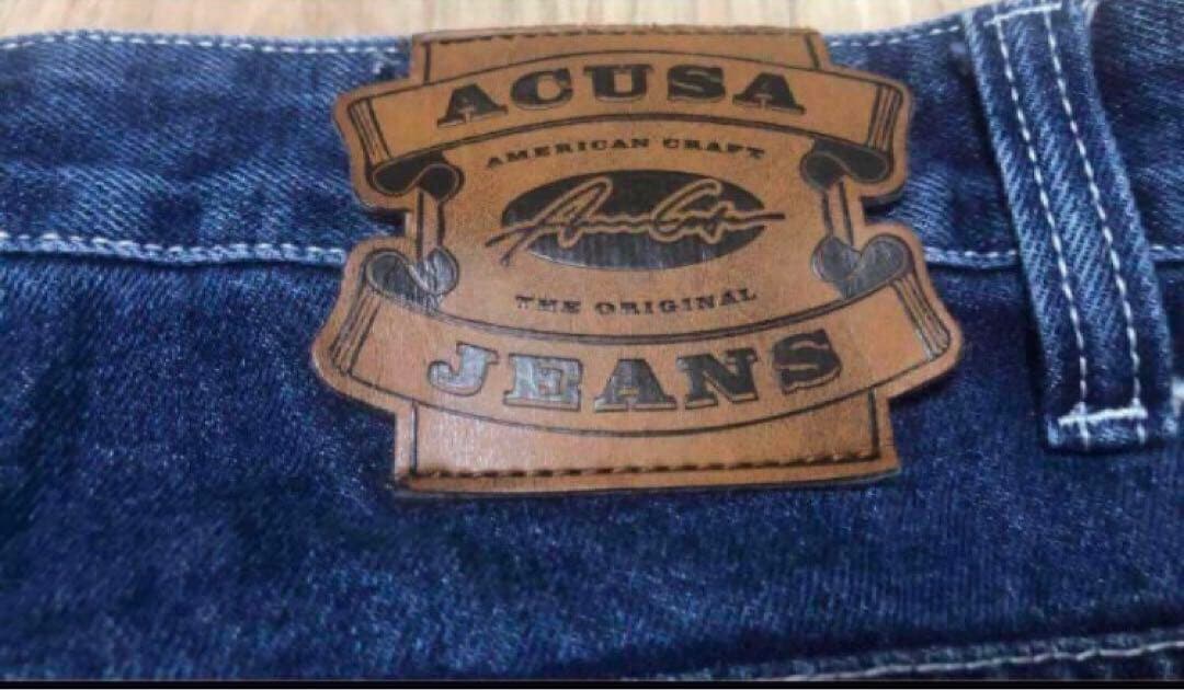 bboy 極太 ACUSA バギー ハーフ デニム ショーツ SEAN JOHN