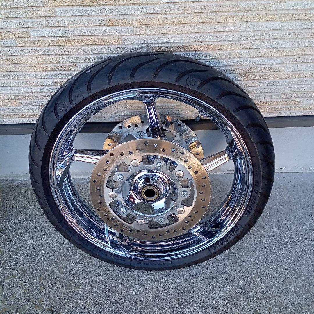 カ*ス様 ハーレー ツーリング 5本スポークホイール 前後セット