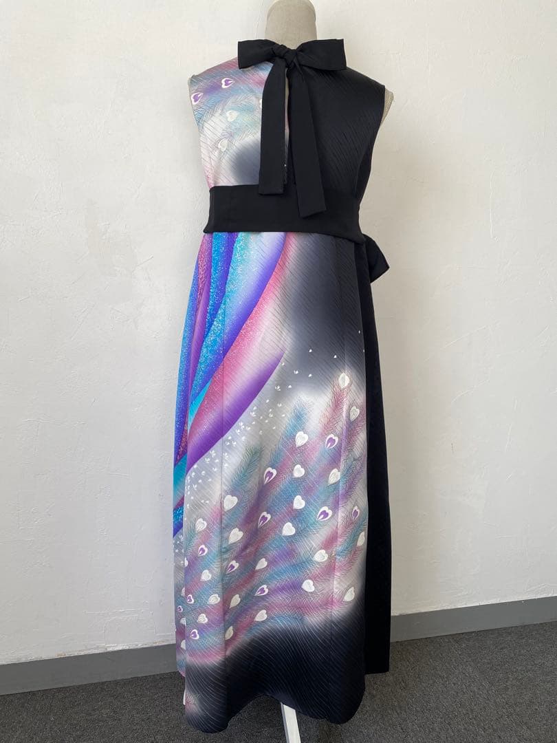 3224 着物　リメイク　ドレス　ワンピース