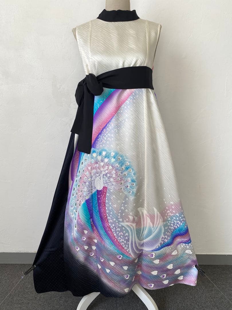 3224 着物　リメイク　ドレス　ワンピース