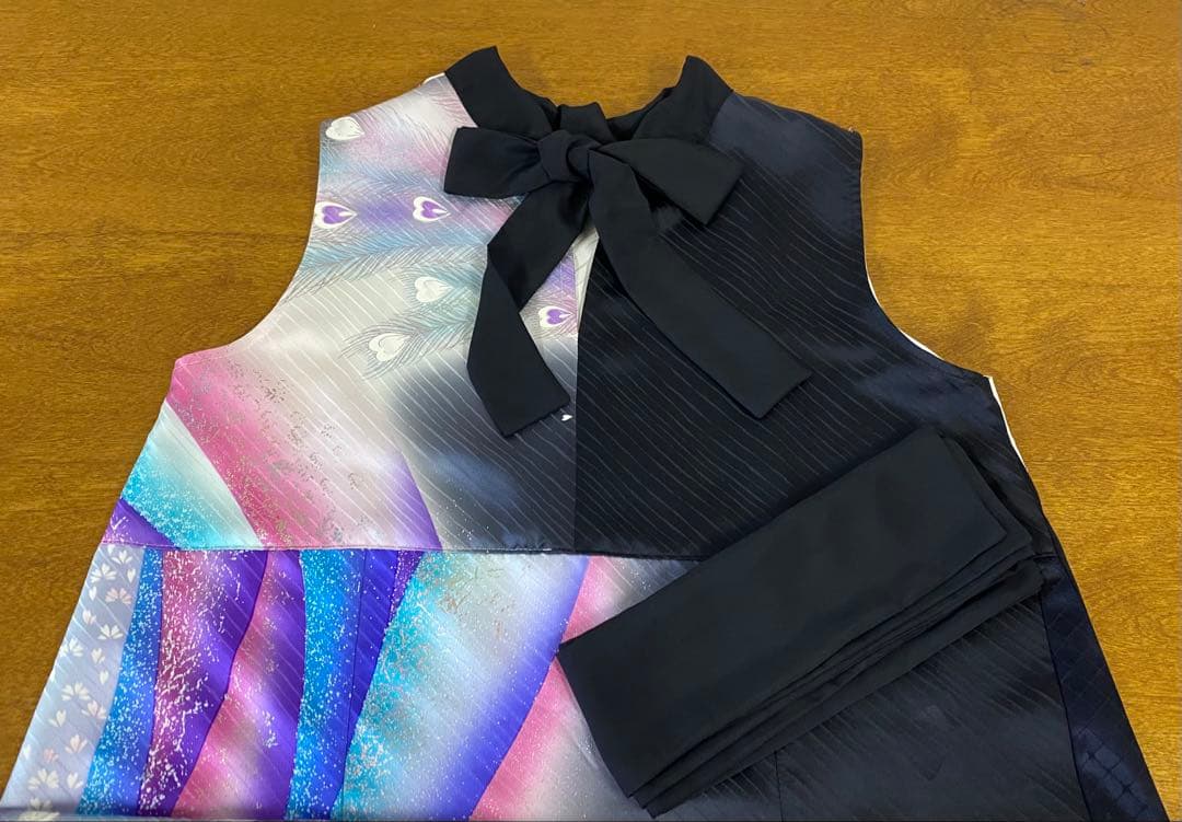 3224 着物　リメイク　ドレス　ワンピース