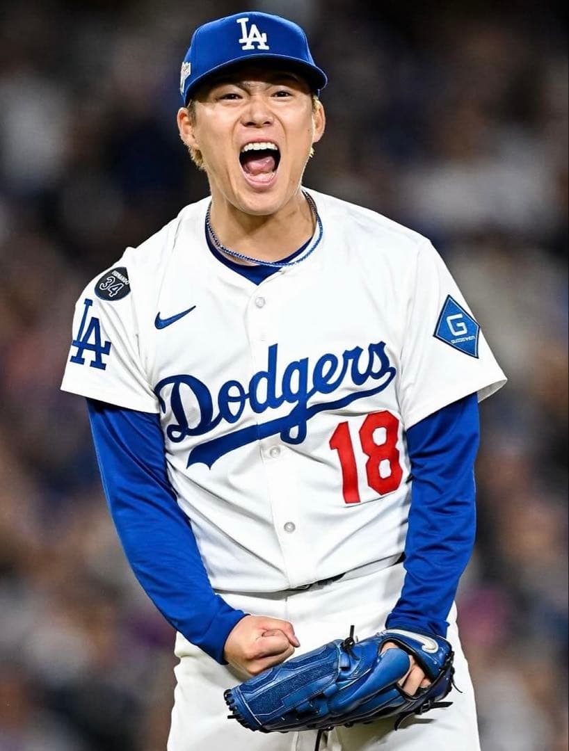 【新品未使用】山本由伸　ドジャース　Baby Lion Tシャツ　XL