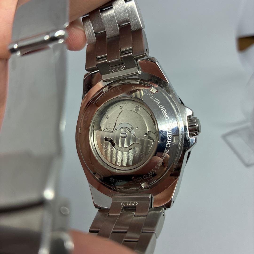 【稼働良好】オリエント 海外モデル 裏スケ サファイア風防 ER28-E1-B