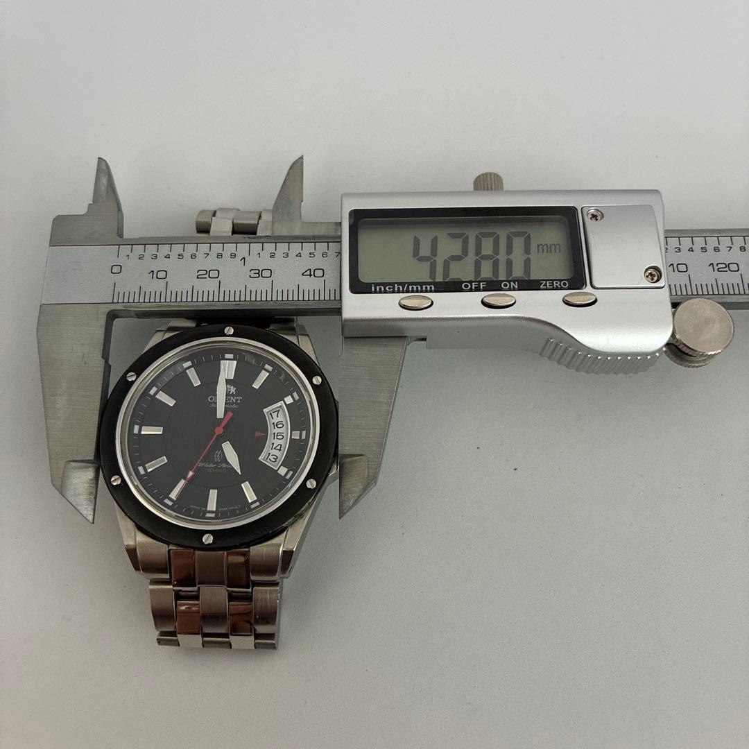 【稼働良好】オリエント 海外モデル 裏スケ サファイア風防 ER28-E1-B