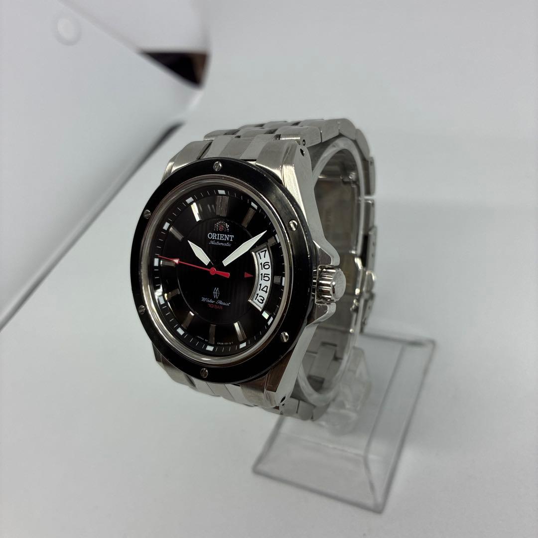 【稼働良好】オリエント 海外モデル 裏スケ サファイア風防 ER28-E1-B