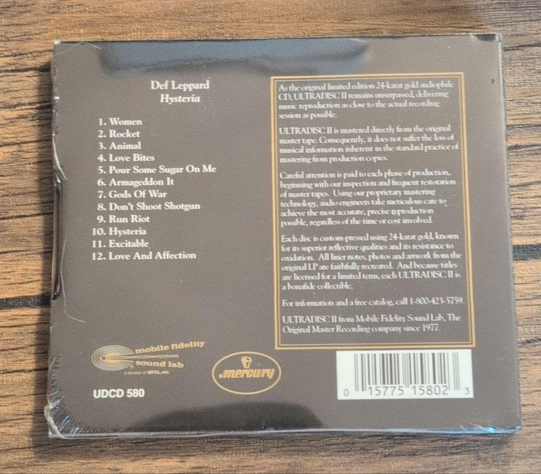 未開封新品　Def Leppard Hysteria CD