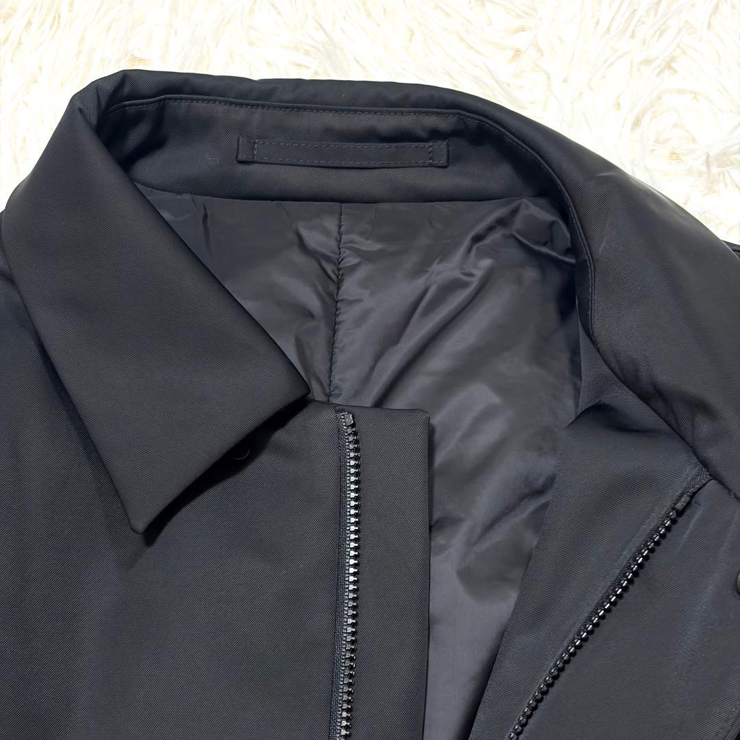 2025年製✨ユニクロ:C パフテックハーフコート ブラック L