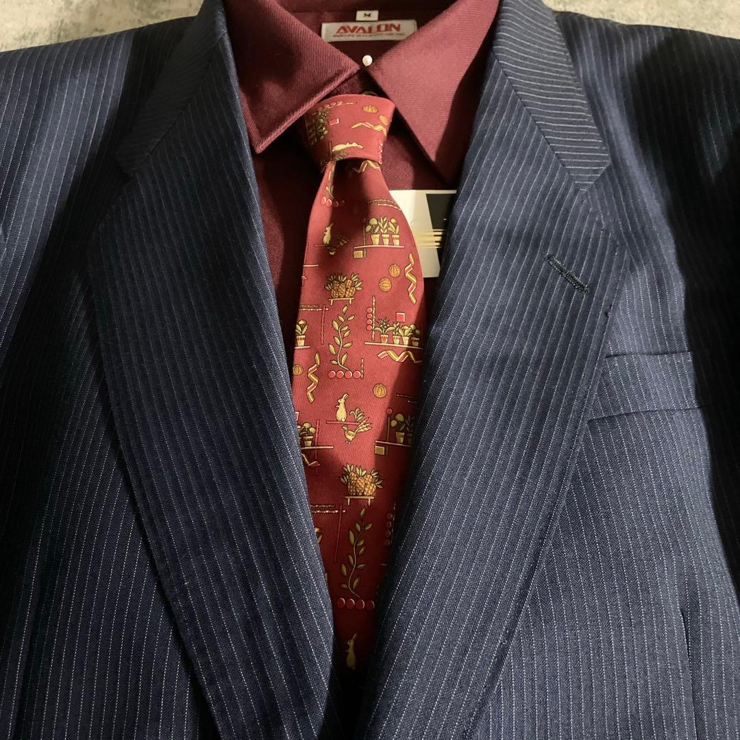 B*g様 超特価 極上スーツ × Ferragamo × LANCELネクタイ