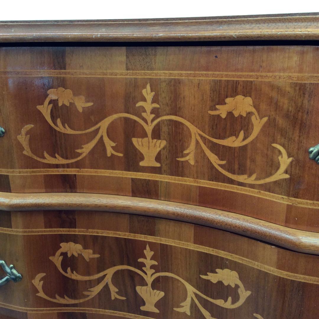 アンティーク調 猫脚 ３段チェスト キャビネット サイドボード