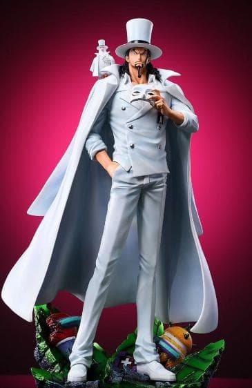 ワンピース　ロブ・ルッチ　ガレージキット　フィギュア　白