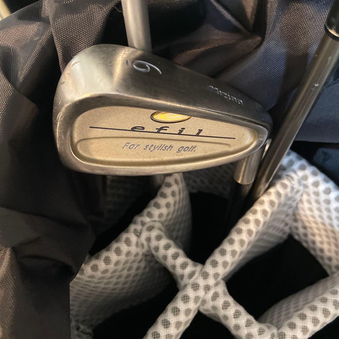 パーリーゲイツ　カモフラージュ柄ゴルフバッグ(ゴルフクラブ付き)