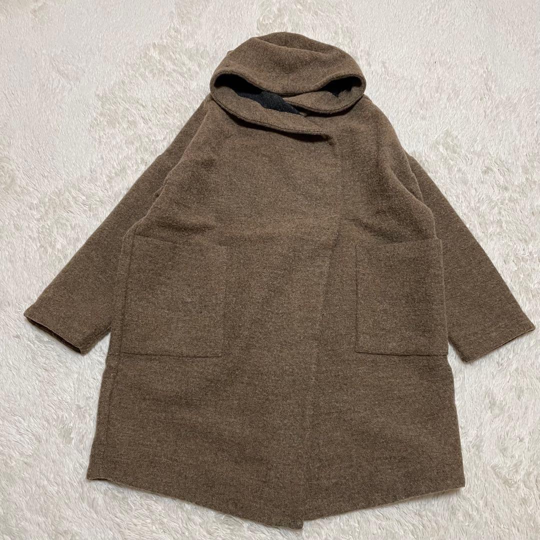 ヴェリテクール veritecoeur コンプレッションフードコート　ブラウン