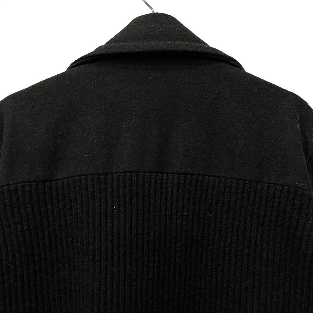 old DIESEL ニットスリーブウールダブルジャケット 名作 初期