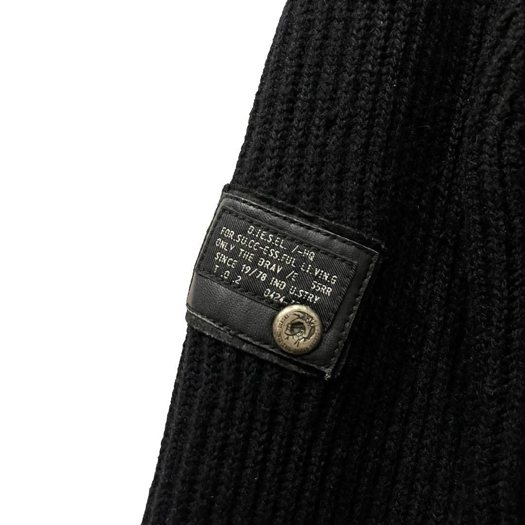 old DIESEL ニットスリーブウールダブルジャケット 名作 初期