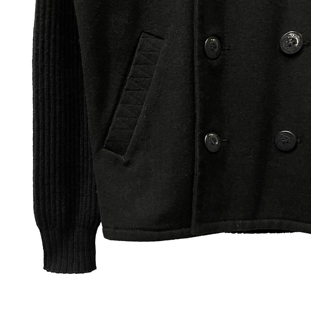 old DIESEL ニットスリーブウールダブルジャケット 名作 初期