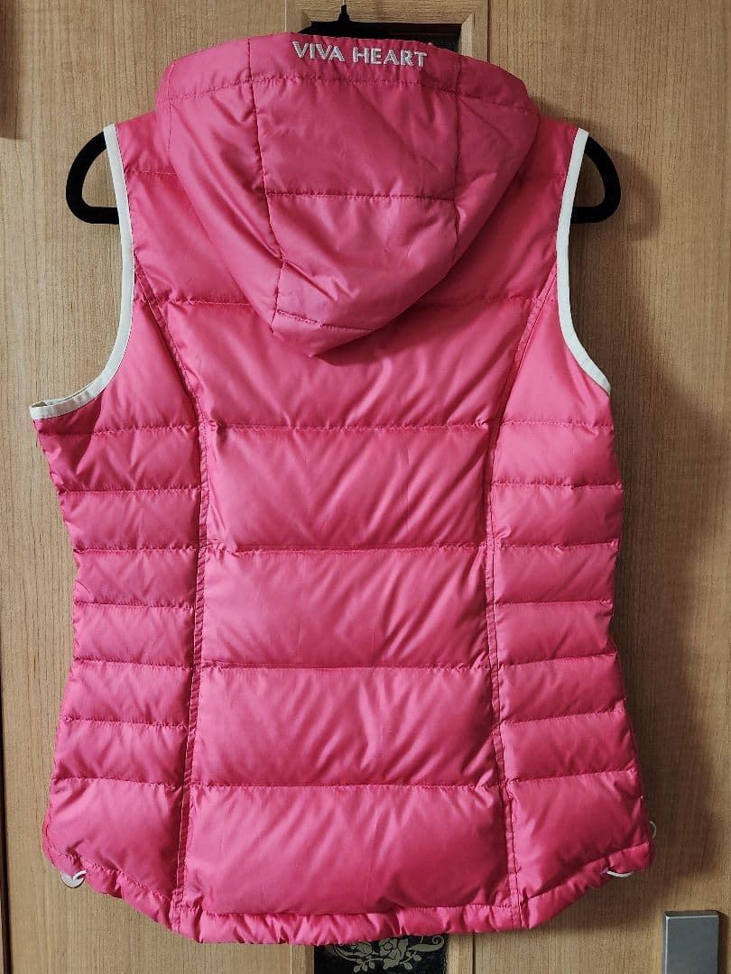★VIVA HEART フード付きダウンベスト　サイズ42　ビバハート