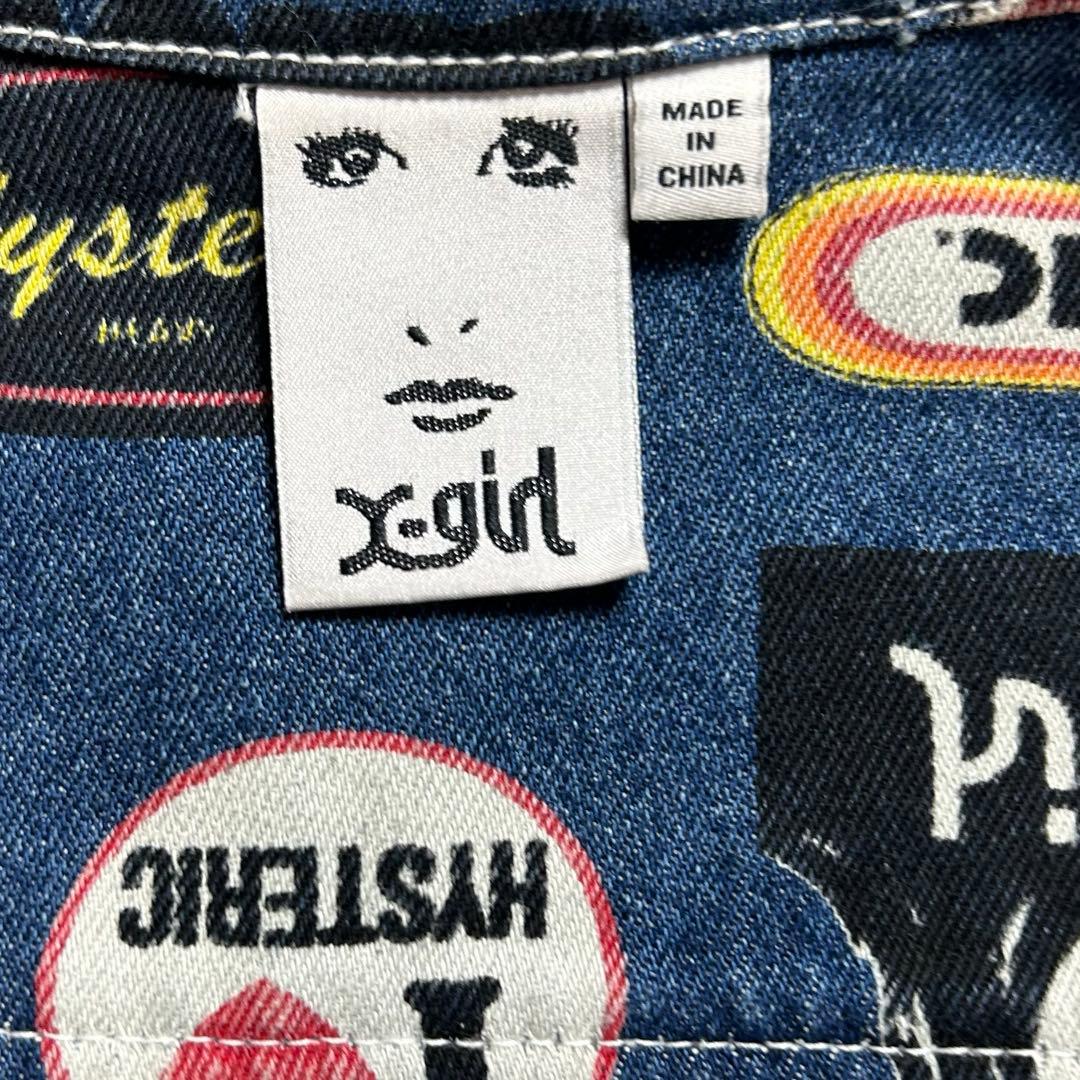 X-girl × HYSTERIC GLAMOUR Denim jacket