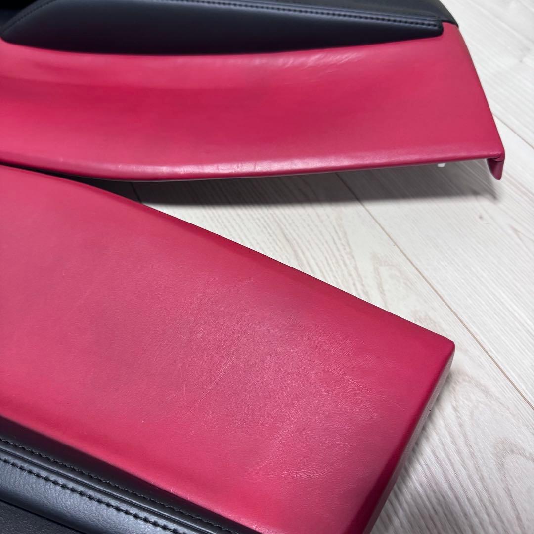 NDロードスター ドアトリム 赤革貼り　キックガード付き　レザー