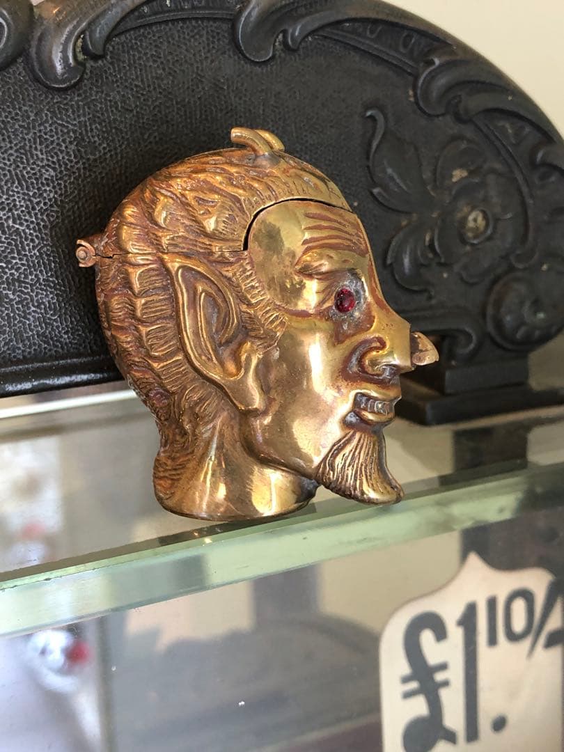 ビンテージ　デビル 悪魔　サタン　インダストリアル　ミッドセンチュリー 灰皿