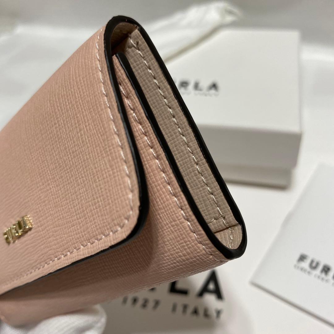 極美品　フルラ　FURLA　4連キーケース　バビロン　レザー
